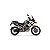 Ponteira ARROW de alumínio Veloce "Dark" para Tiger 1200 (22~) - Imagem 1