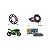 Kit transmissão Kawasaki Ninja 500 / Z 500 24~ - Imagem 1