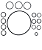 Kit Anéis Oring Lavadora de Alta Pressão Aqua Home/Hobby Saida Frontal - Imagem 2