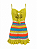 Vestido Crochê Babado Colorido Paula - Imagem 4