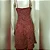 Vestido Crochê Marsala Evasé com Zíper - Imagem 2