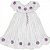Vestido Crochê Branco Infantil para Batizado Daminha - Imagem 1