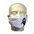 Máscara Caveira de Barba - Modelo 3D (Branco) - Imagem 2
