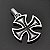 Pingente cruz de malta em prata 950k - Imagem 2