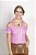 Camisa Feminina Rosa Xadrez - Imagem 1