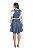 Vestido Azul e Creme - Imagem 4