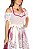 Vestido Rosa e Off White - Imagem 2