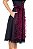 Vestido Midi Marinho e Bordô - Imagem 3