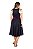 Vestido Midi Marinho e Bordô - Imagem 4