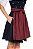 Vestido Bordado Marinho e Vermelho - Imagem 3