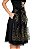 Vestido Midi Preto e Dourado - Imagem 3