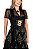 Vestido Midi Preto e Dourado - Imagem 2