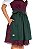 Vestido Vinho e Verde - Imagem 3