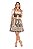 Vestido Marrom e Dourado - Imagem 1