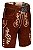 Bermuda de Couro Marrom Lederhosen com Cinto - Imagem 2