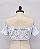 Blusa Ciganinha Renda Branca Fiore - Imagem 2