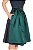Vestido Midi Verde Escuro Com Avental de Zibeline - Imagem 3
