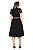 Vestido Midi Preto e Grafite - Imagem 4