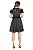 Vestido Preto Mescla com Fivela - Imagem 4
