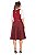 Vestido Midi Vermelho de Veludo - Imagem 4