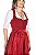 Vestido Midi Vermelho de Veludo - Imagem 2