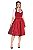 Vestido Midi Vermelho de Veludo - Imagem 1