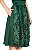 Vestido midi Verde Escuro com Avental de Renda Verde - Imagem 3