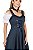 Vestido Ajustável Azul Marinho - Imagem 2