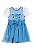 Vestido Infantil Azul Claro - Imagem 1