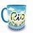 Caneca Personalizada Rio Azul Claro - Imagem 1