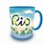 Caneca Personalizada Rio Azul Claro - Imagem 2