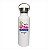 Garrafa Térmica Inox Branca 600ml Personalizada - Imagem 1
