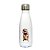 Garrafa Térmica Inox Branca 350ml Personalizada - Imagem 2