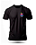 Camiseta Preta em Algodão Personalizada com Estampa DTF 7x7cm - Imagem 1