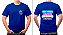 Camiseta Azul Royal Personalizada DTF – Frente 7x7cm e Costas A4 - Imagem 1