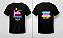 Camiseta Preta Personalizada DTF – Frente e Costas A4 - Imagem 1