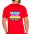 Camiseta Vermelha Personalizada DTF – Frente 7x7cm e Costas 20x28cm - Imagem 2