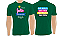 Camiseta Verde Bandeira Personalizada DTF – Frente e Costas 20x28cm - Imagem 1