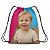 Kit com 5 Sacochilas Personalizadas com Foto, logo e Imagem de seu Jeito - Imagem 2