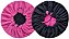 Touca Atoalhada Banho Microfibra Dupla Ajustável + Xuxinha - Preto / Pink - Imagem 3