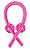 Modelador De Cachos Cetim Curling Rod Sem Calor Antifrizz + 2 Xuxinhas - Pink - Imagem 1