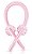 Modelador De Cachos Cetim Curling Rod Sem Calor Antifrizz + 2 Xuxinhas - Rosa - Imagem 1