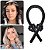 Modelador De Cachos Cetim Curling Rod Sem Calor Antifrizz + 2 Xuxinhas - Preto - Imagem 2