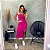 Vestido Midi Canelado Belly Com Fenda - Imagem 1