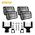 Farol LED Universal 4x6 Pol 96w Retangular Com Seta Laranja X - 4 unidades para F1000 - Imagem 7