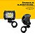 Farol de LED 60w Combo + Suporte Abraçadeira + Interruptor Para Moto - Imagem 3