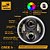 Farol LED 7 Pol 60w Angel Eyes RGB e Seta 2a Ger + Suporte Mitsubishi L200 TR4 Sport - Par - Imagem 2