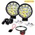 Farol de LED 42w MINI + Suporte Abraçadeira + Interruptor Para Moto - Imagem 3