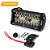 Barra de LED 7" 16cm 8D 120W 10800Lm - Suporte Inferior + Fuse + Botão - Und - Imagem 5