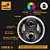 Farol de LED 7 Polegadas - 2a Ger 60w - Angel Eyes Colorido RGB Via Bluetooth + Suporte Universal - PAR - Imagem 2